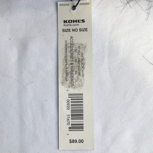 Simply Vera Faux Fur Handbag - Picture 12 of 12